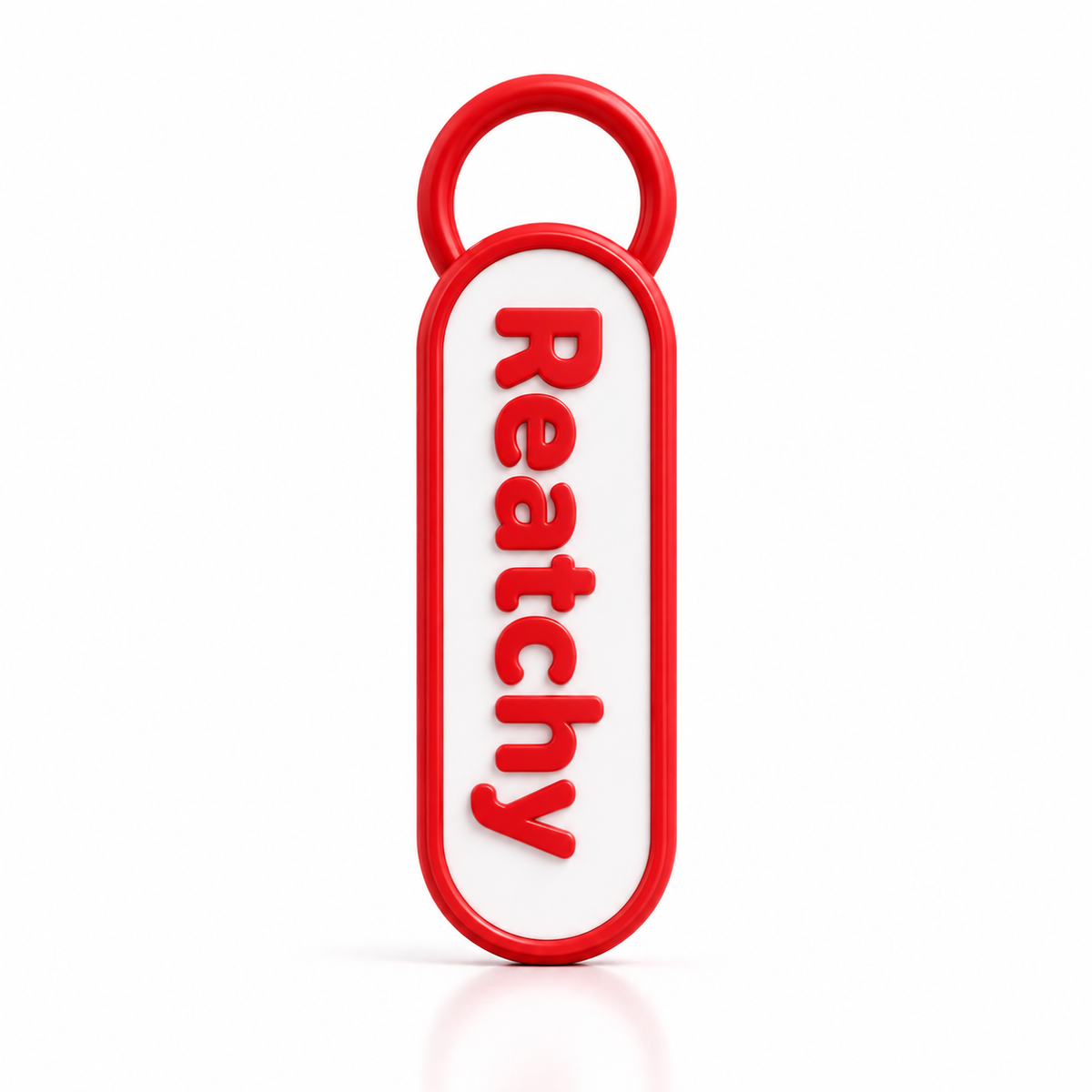 Personalized NFC Name 3D Keychain – Tap to Share Social Media