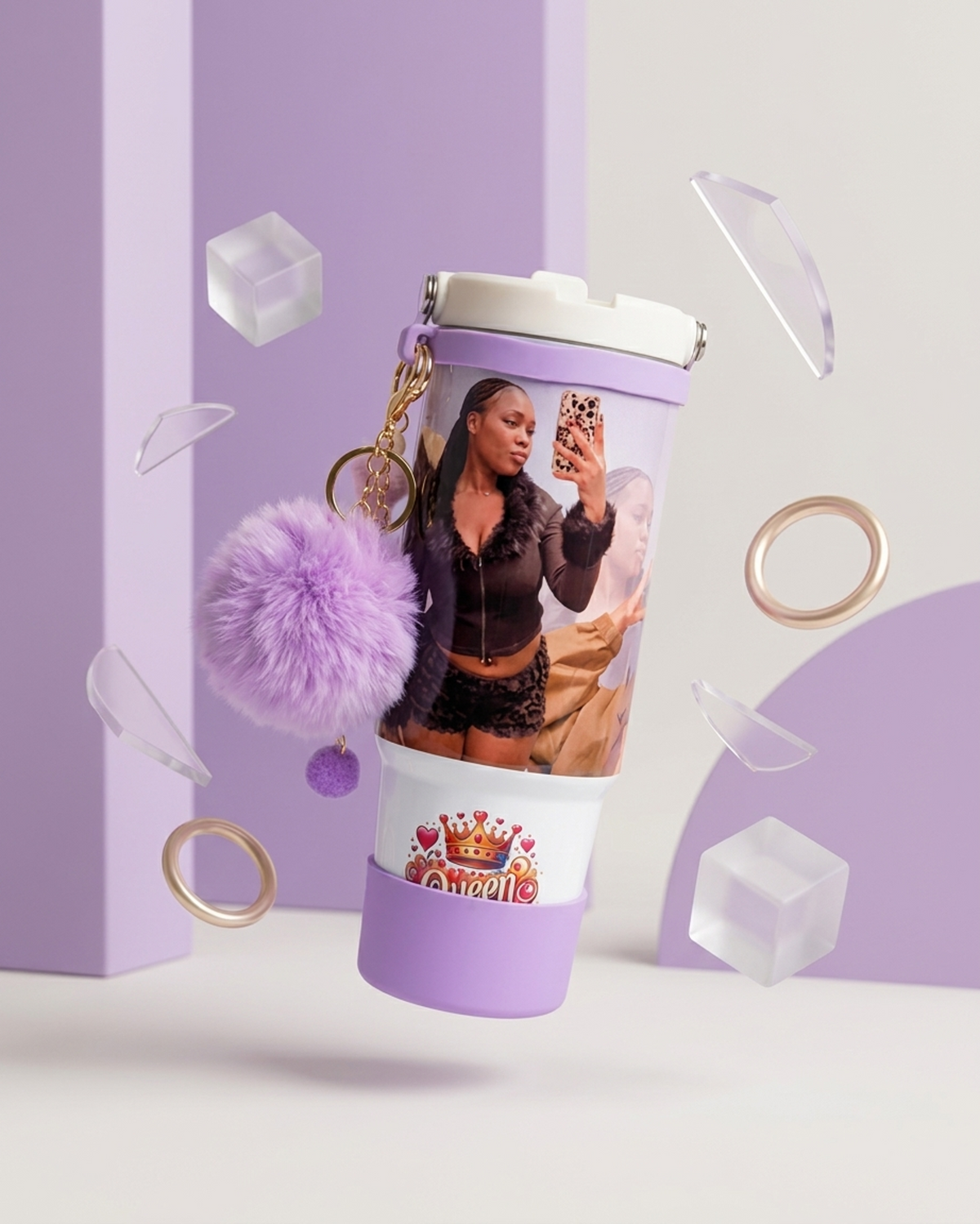 Custom 40 oz Tumbler for Women (Personalized with Your Photo) All colors