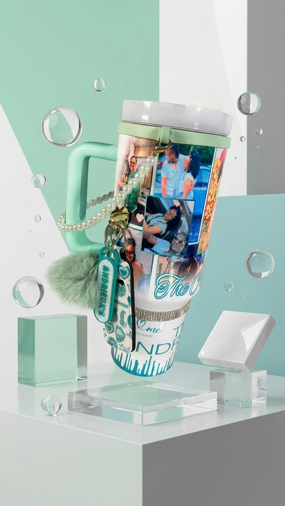 Custom 40 oz Tumbler for Women (Personalized with Your Photo) All colors