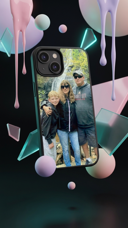 Personalized iPhone custom case, name or image 12-17