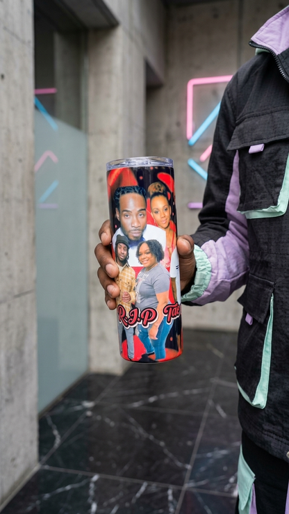 Personalized 20 oz Photo Tumbler | Custom Gift | Desty Creations | Standard & Glow in the Dark