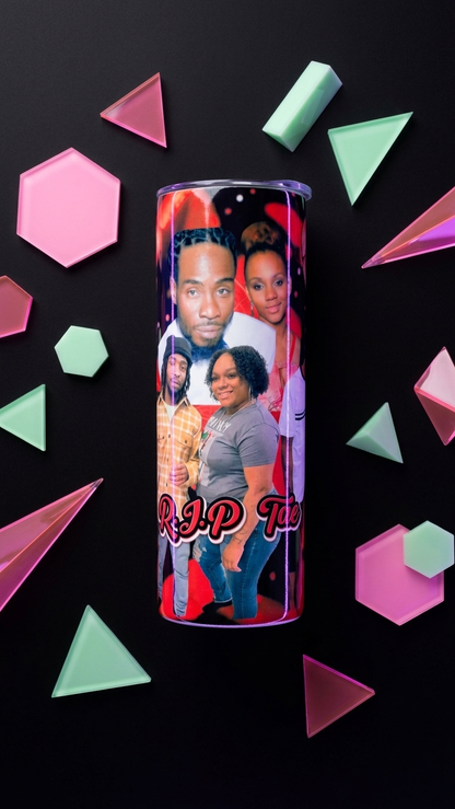 Personalized 20 oz Photo Tumbler | Custom Gift | Desty Creations | Standard & Glow in the Dark