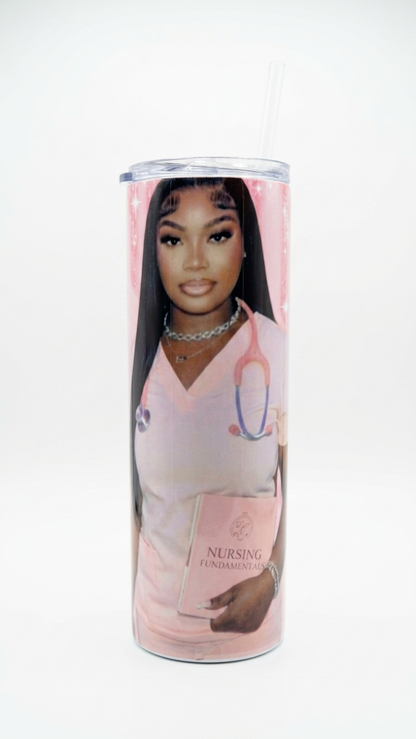 Personalized 20 oz Photo Tumbler | Custom Gift | Desty Creations | Standard & Glow in the Dark